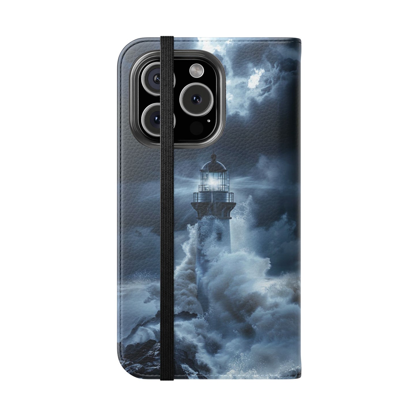 Stormbound Lighthouse - Wallet Flip Case