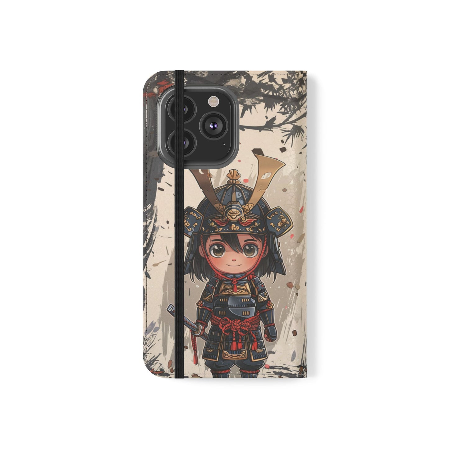 Chibi Samurai - Wallet Flip Case