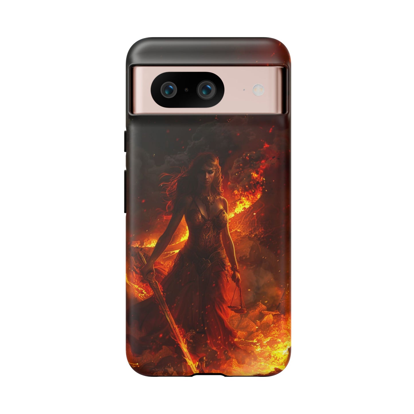 Fiery Goddess Nemesis Phone Case - iPhone, Google Pixel, Samsung Galaxy