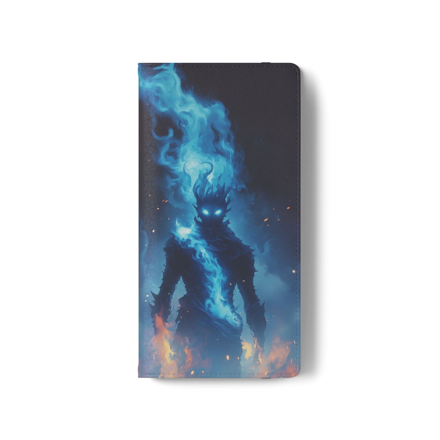 Blue Flame Spirit - Wallet Flip Case