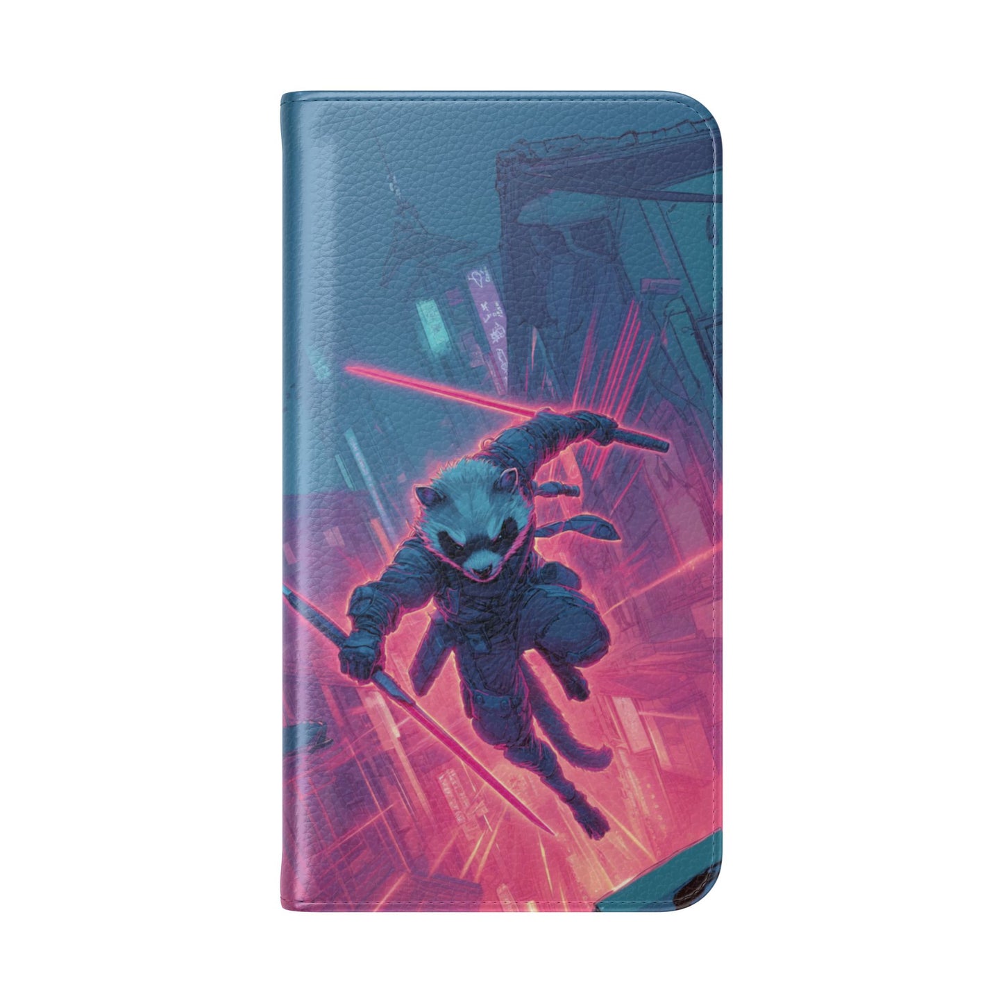 Cyberpunk Ferret - Wallet Flip Case