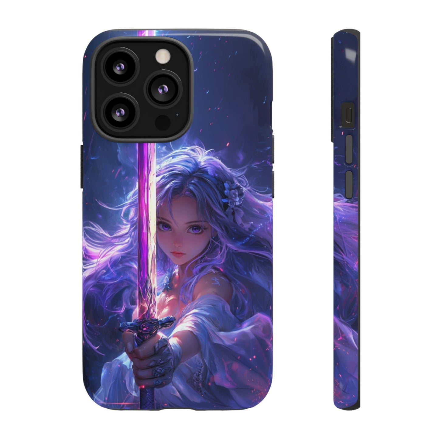 Violet Blade Warrior – Tough iPhone Case