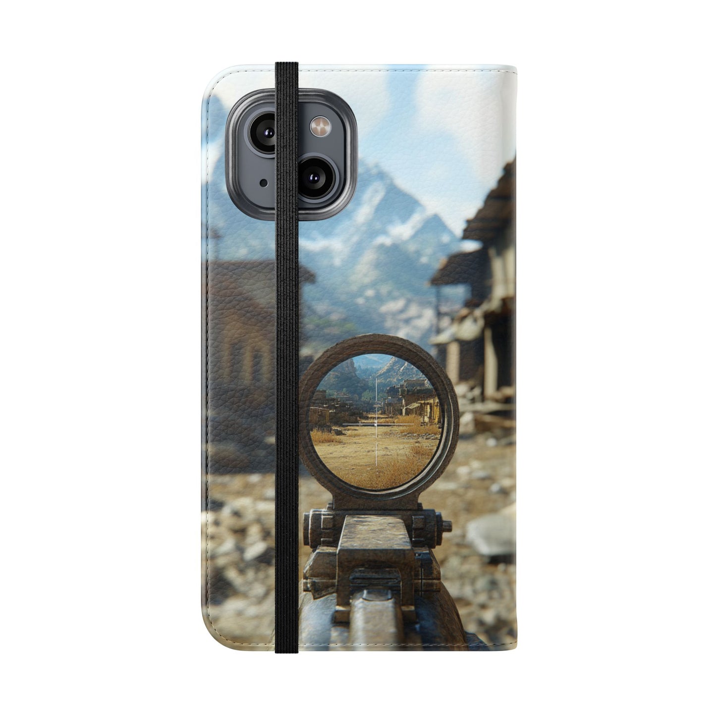 Desert Sniper Focus - Wallet Flip Case
