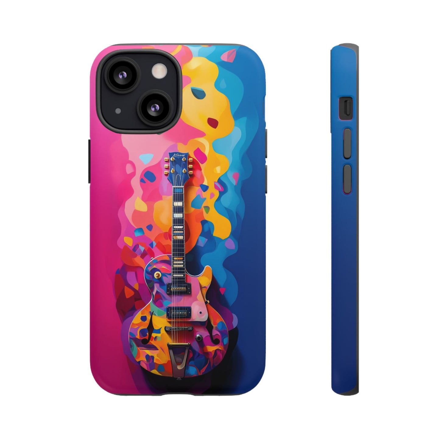 Vibrant Abstract Guitar Phone Case - iPhone, Google Pixel, Samsung Galaxy