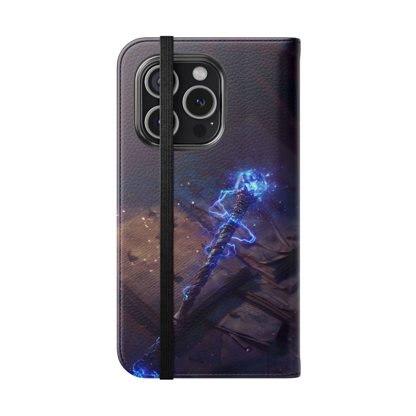 Lightning Staff - Wallet Flip Case