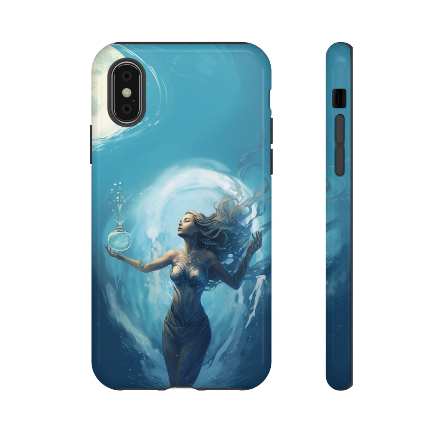 Aquarius Lunar Water Bearer Phone Case – iPhone, Google Pixel, Samsung Galaxy