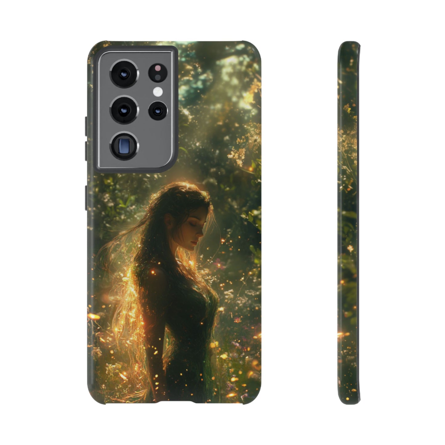 Forest Goddess Golden Light Meadow - Tough Samsung Galaxy Case