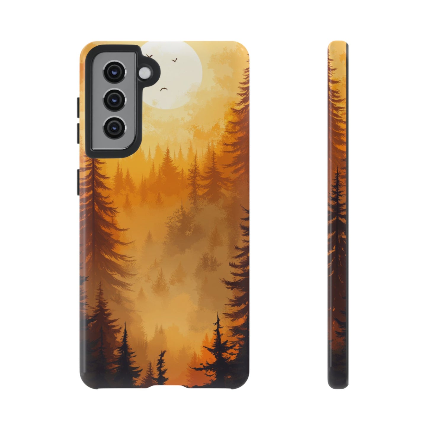 Golden Forest Silhouette – Tough Samsung Galaxy Case