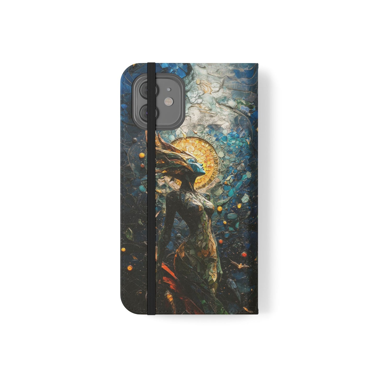 Stained Glass Goddess - Wallet Flip Case