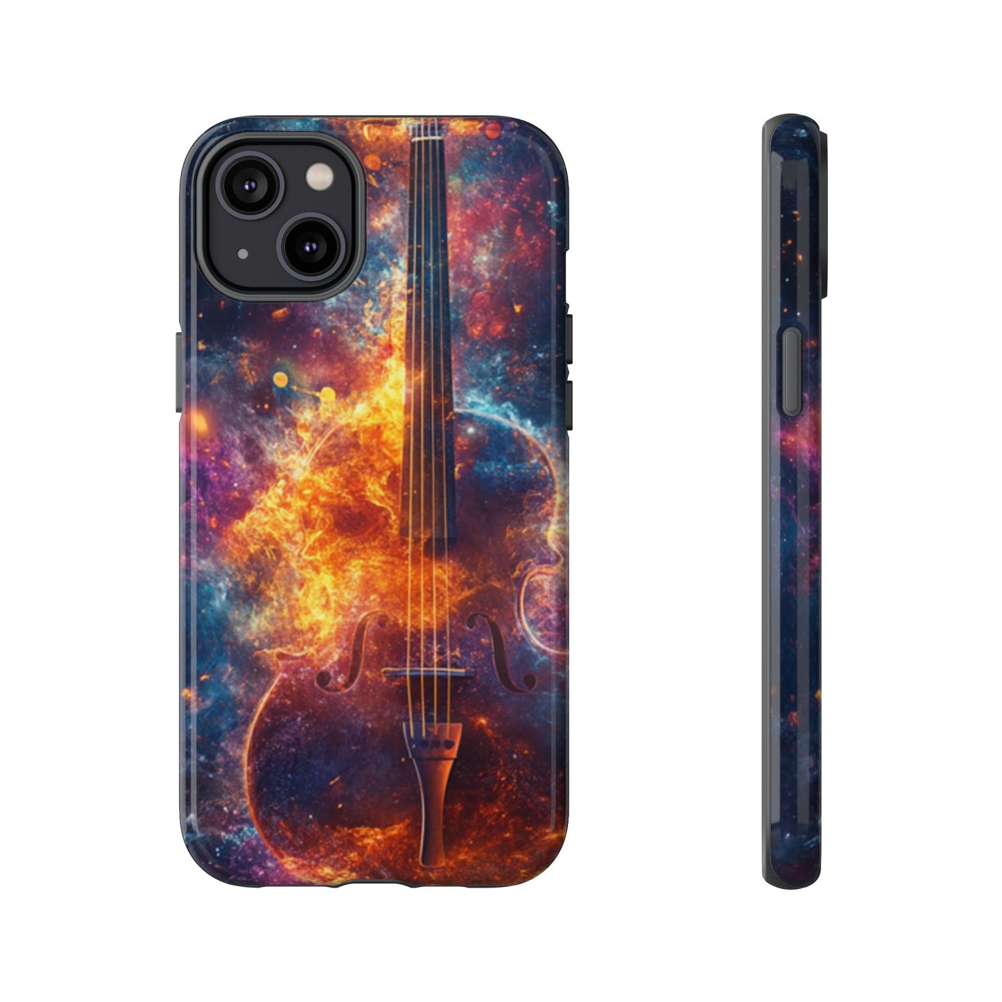 Fiery Violin Galaxy Phone Case – iPhone, Samsung, Google Pixel