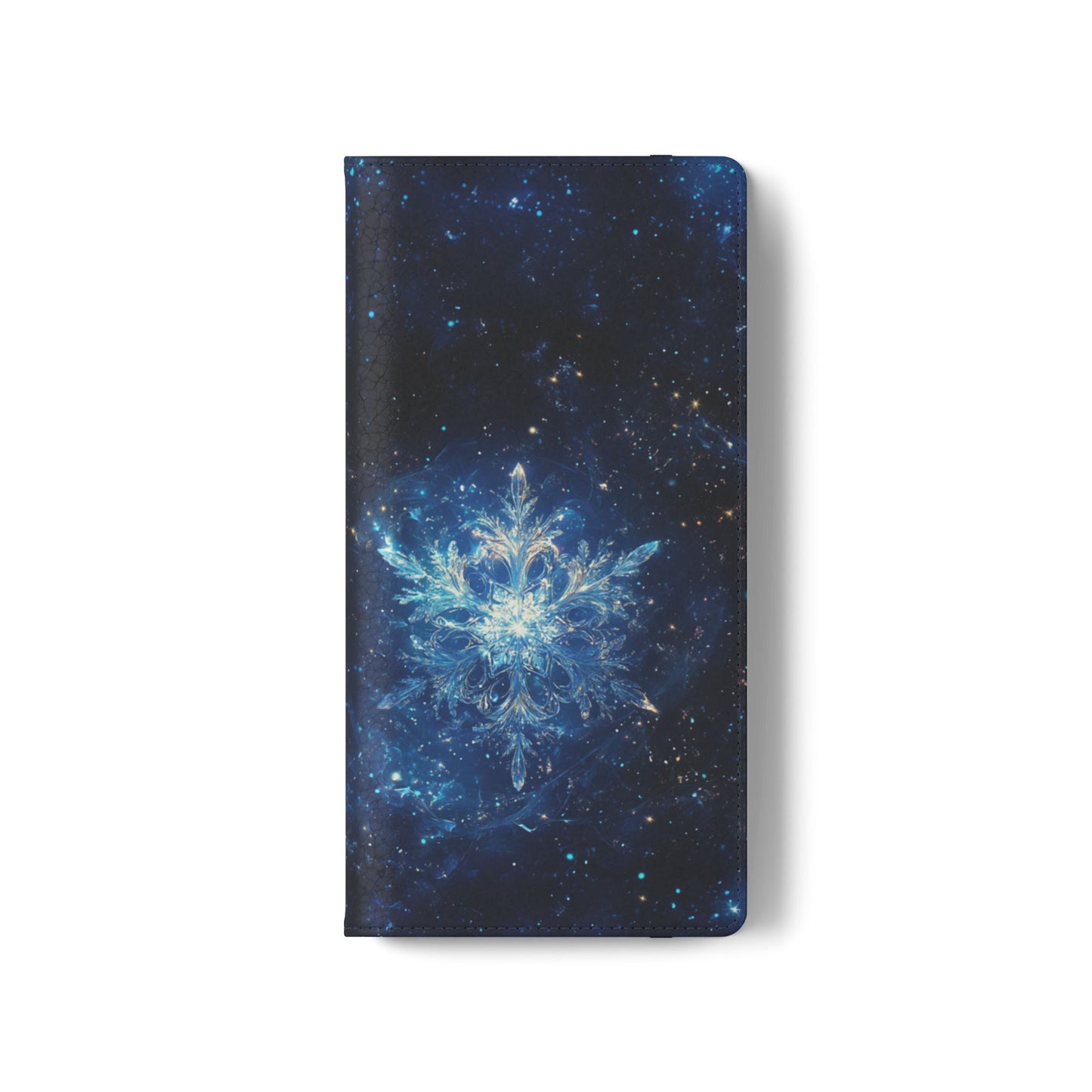 Cosmic Snowflake - Wallet Flip Case