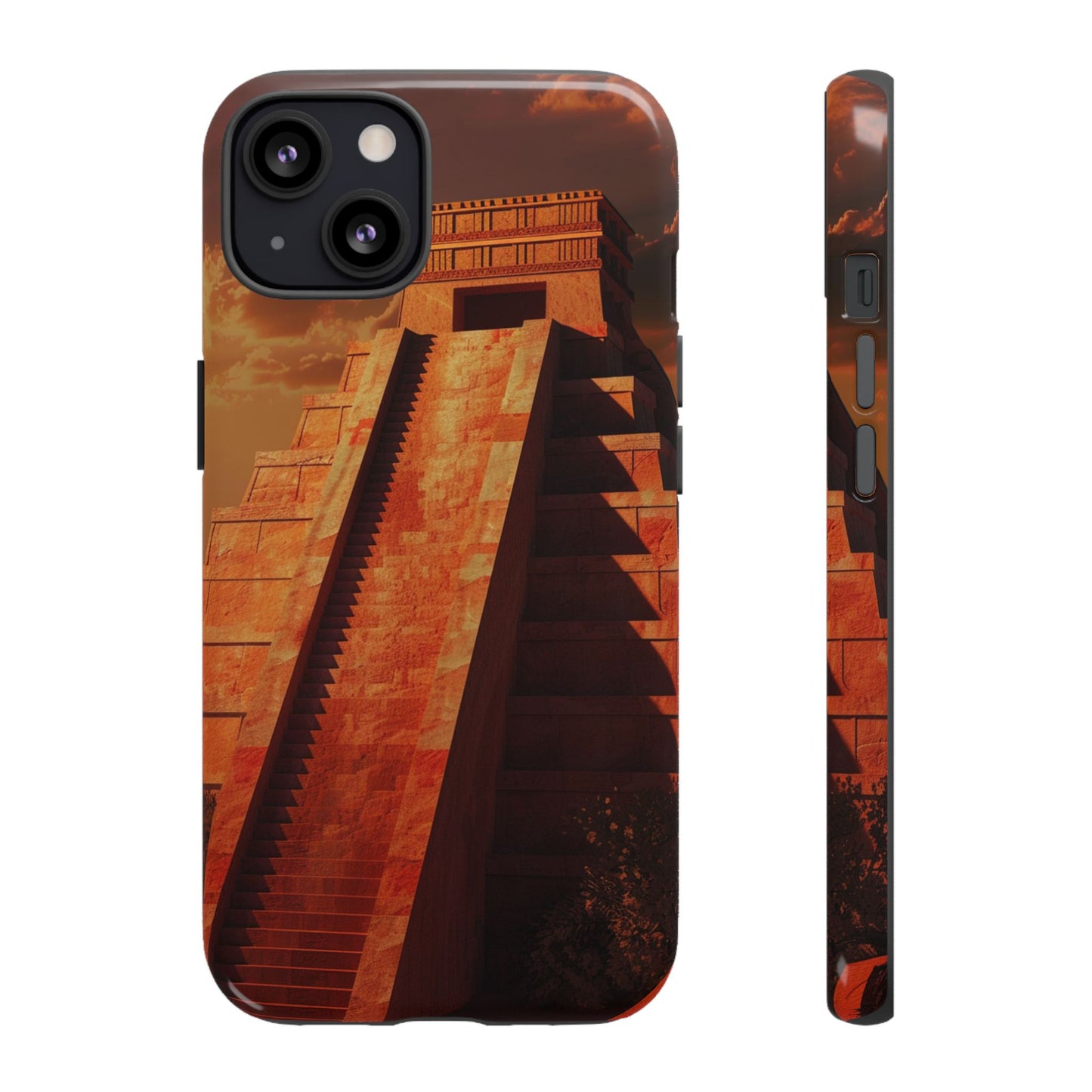 Mayan Pyramid Twilight Phone Case – iPhone, Google Pixel, Samsung Galaxy