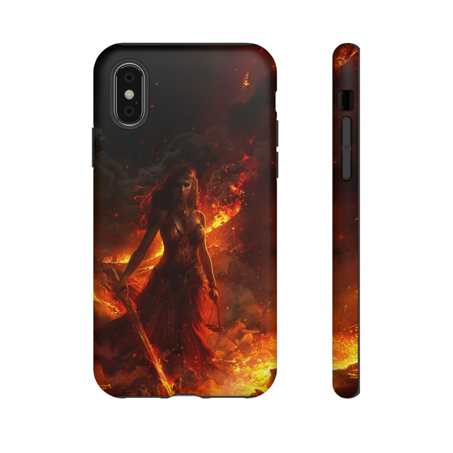 Fiery Goddess Nemesis Phone Case - iPhone, Google Pixel, Samsung Galaxy