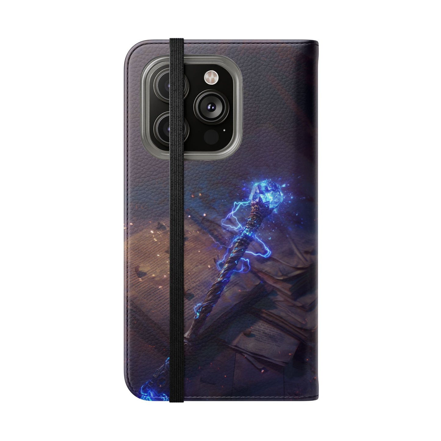 Lightning Staff - Wallet Flip Case