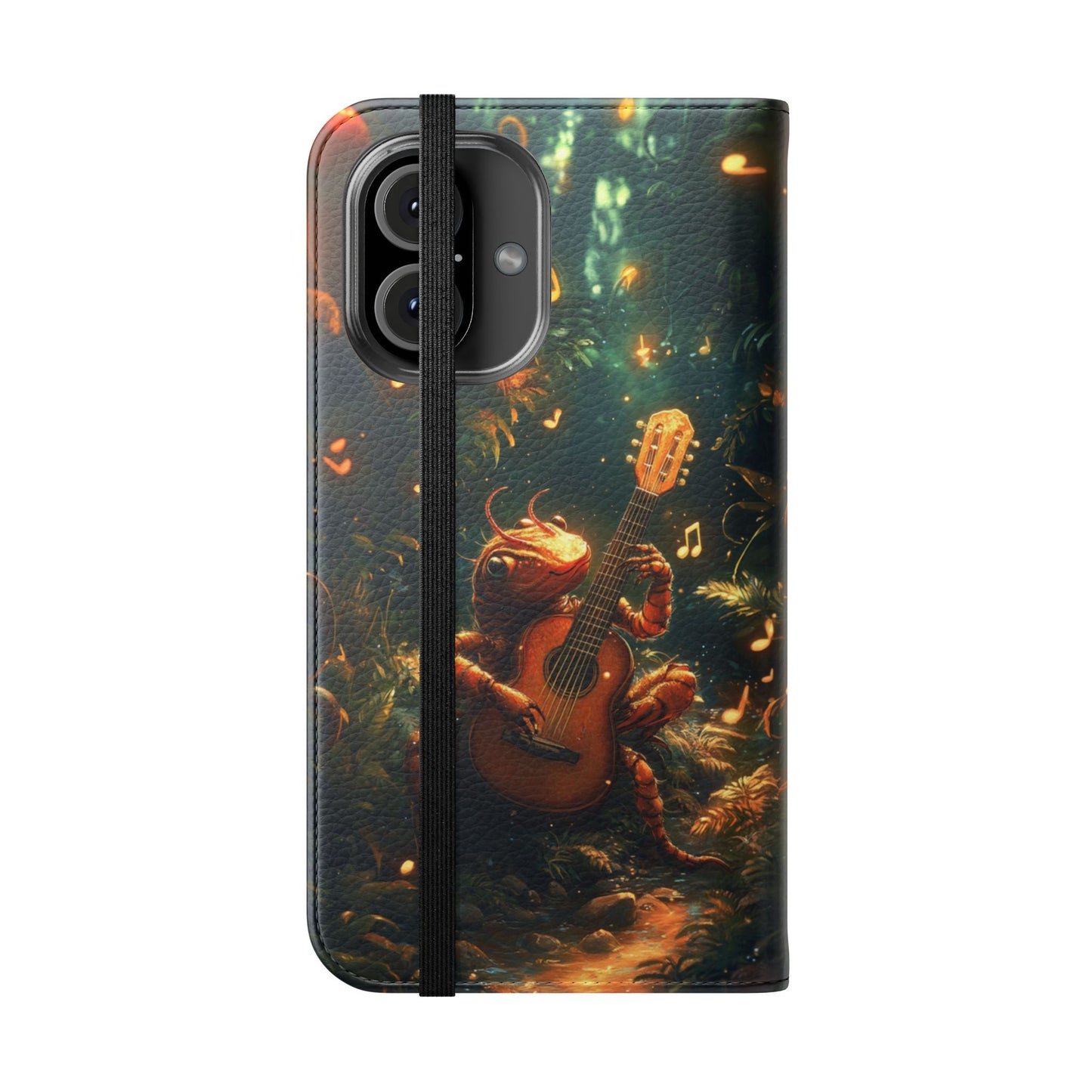 Serenade Forest Guitarist - Wallet Flip Case