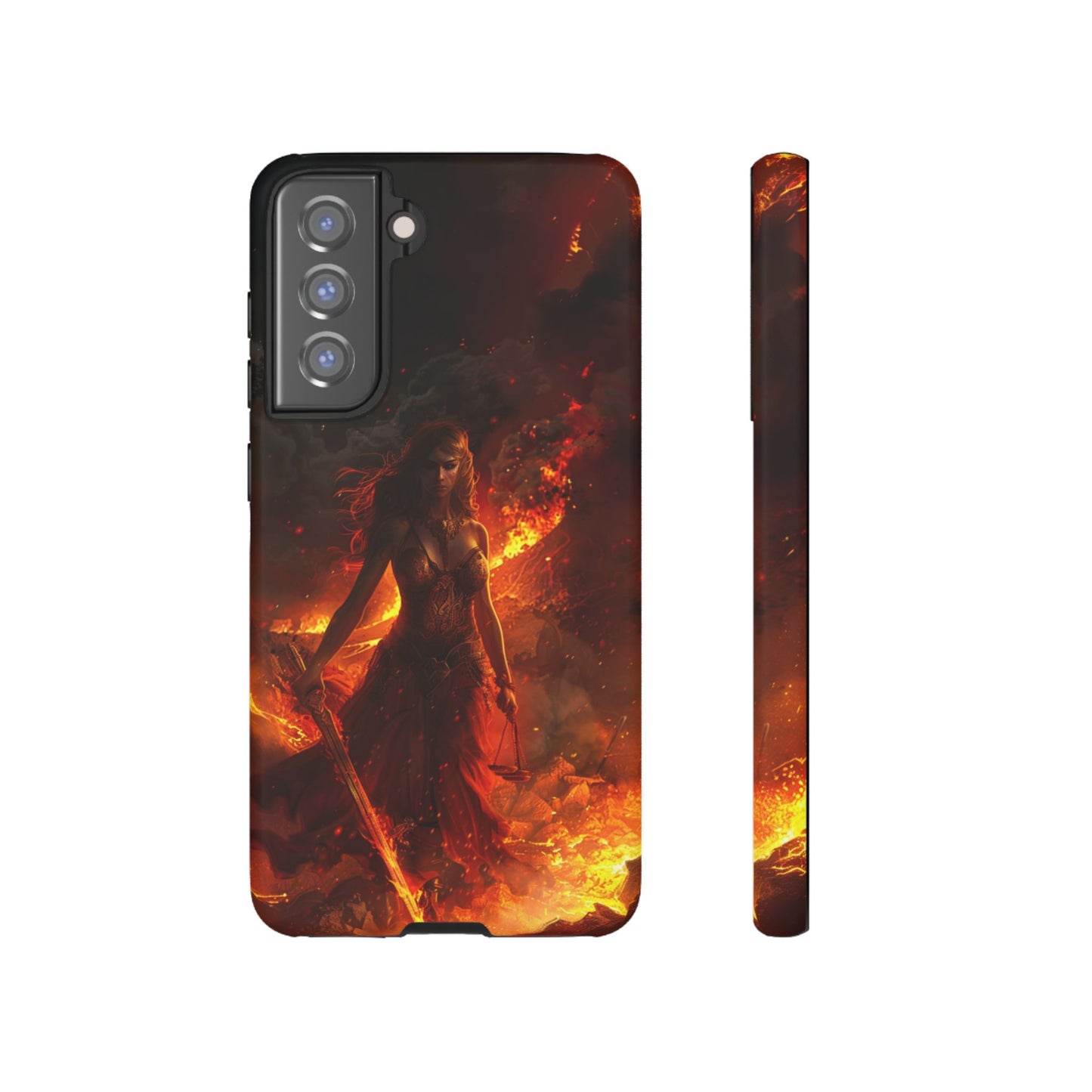 Fiery Goddess Nemesis Phone Case - iPhone, Google Pixel, Samsung Galaxy