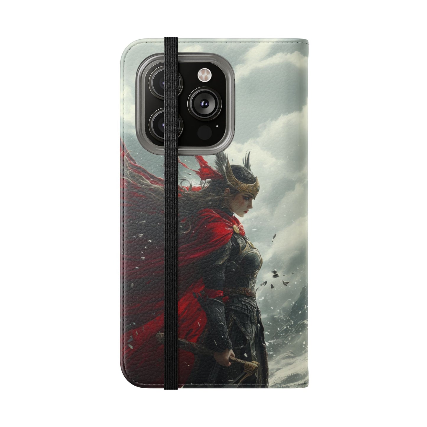 Freya Crimson Valkyrie - Wallet Flip Case