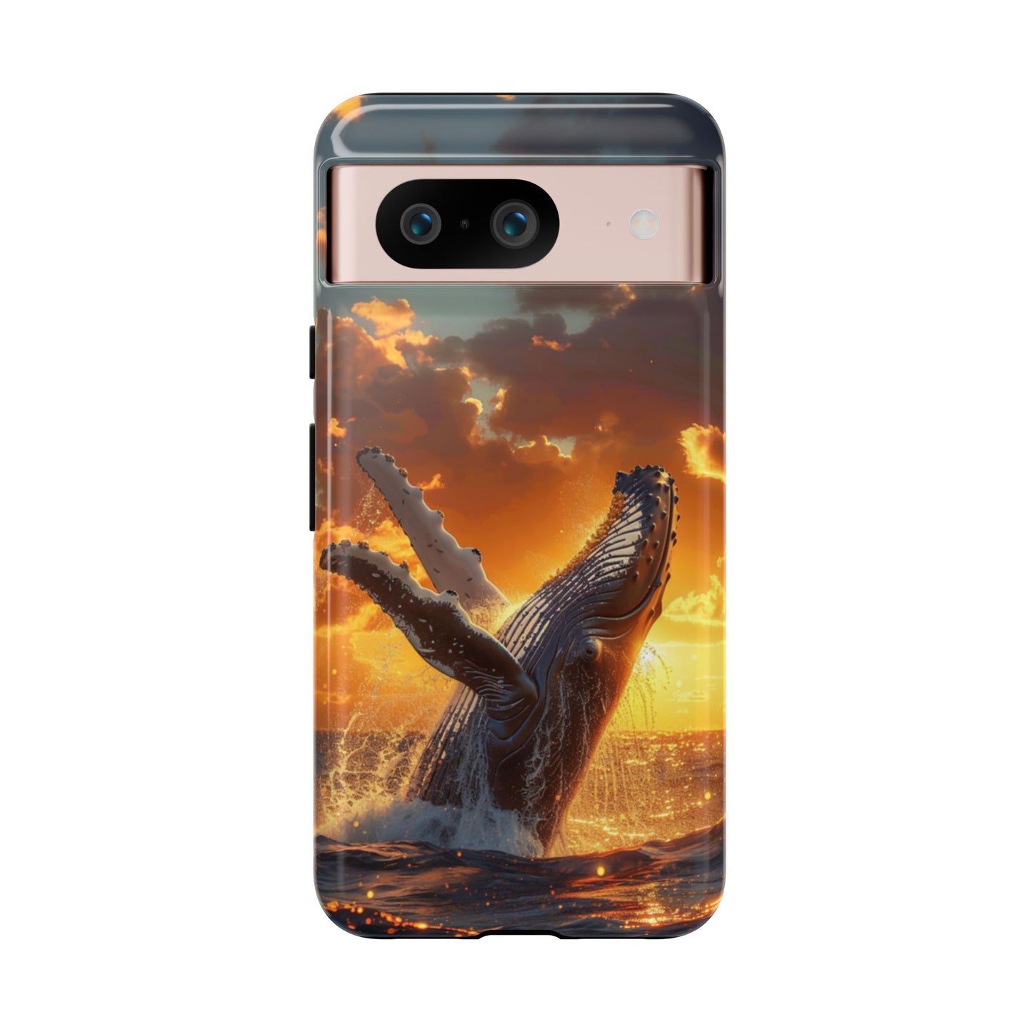Sunset Breach Whale – Tough Google Pixel Case