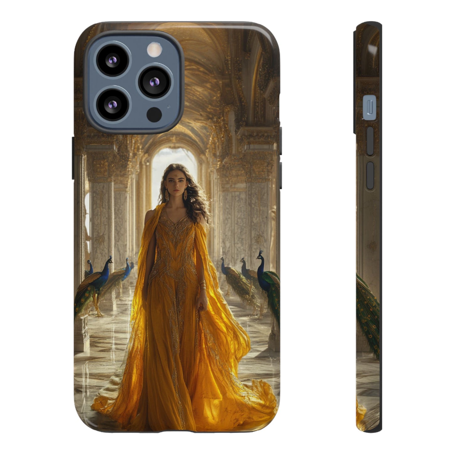 Hera Golden Palace Peacock Goddess - Tough iPhone Case