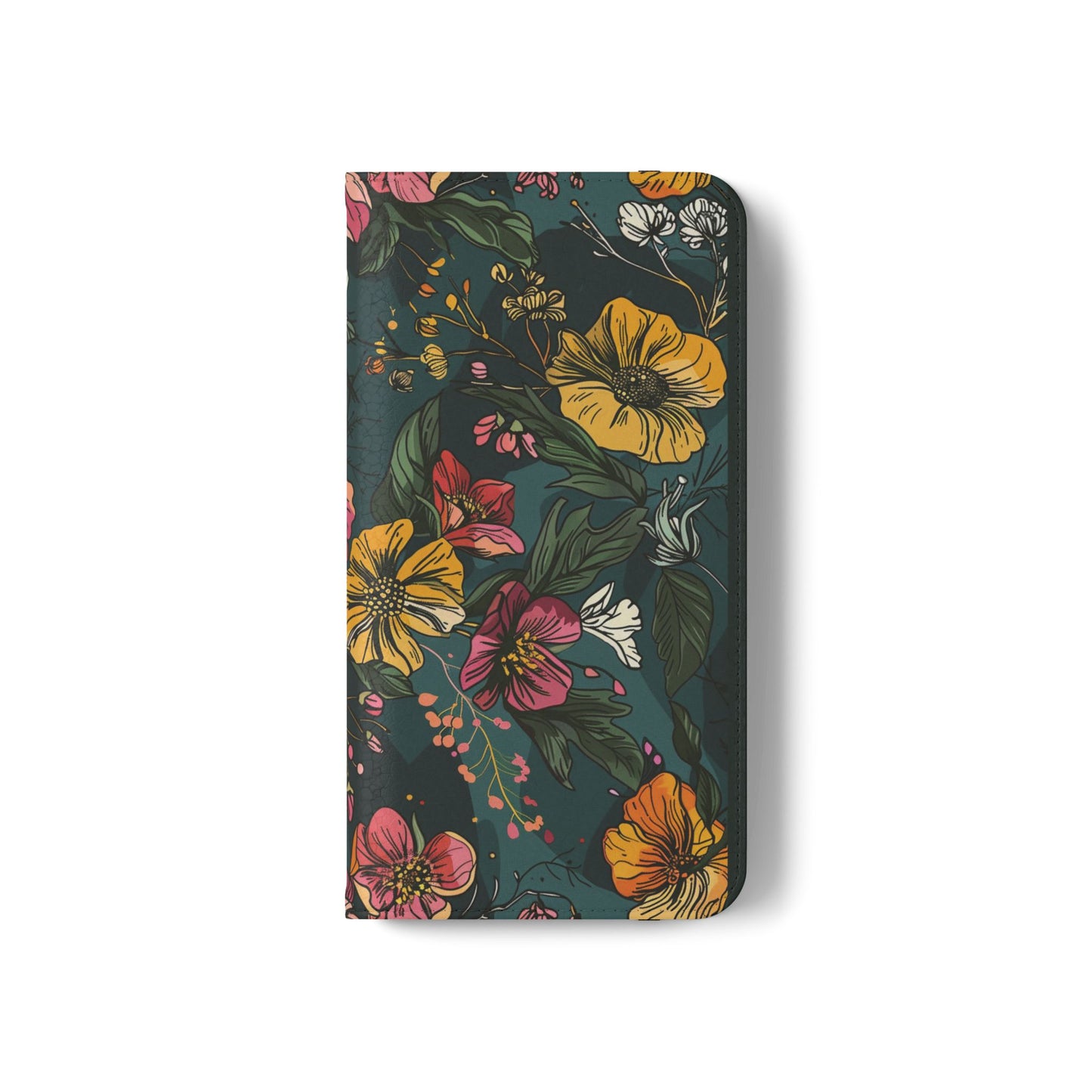 Vintage Floral Bloom - Wallet Flip Case