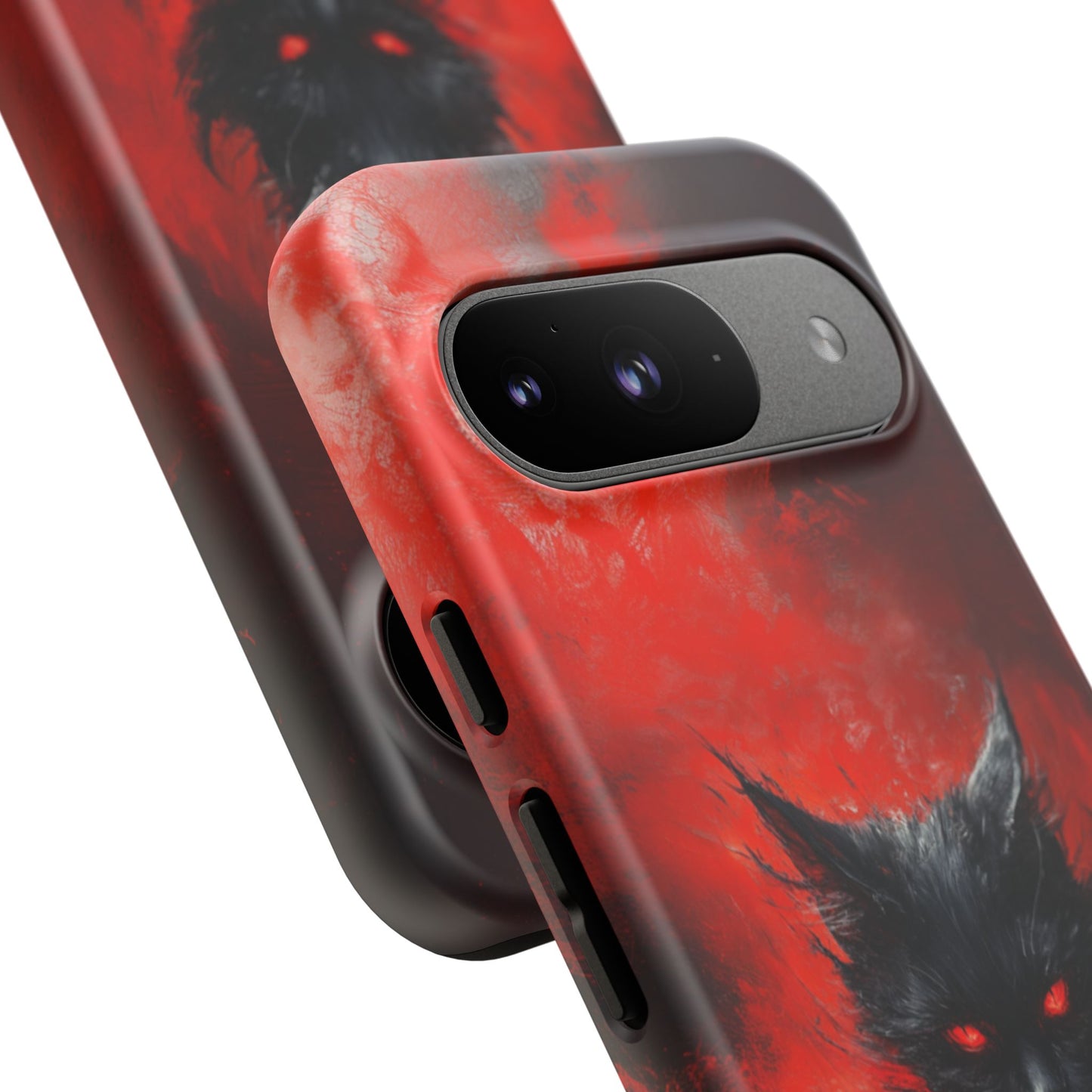 Fire Demon Black Cat - Tough Google Pixel Case