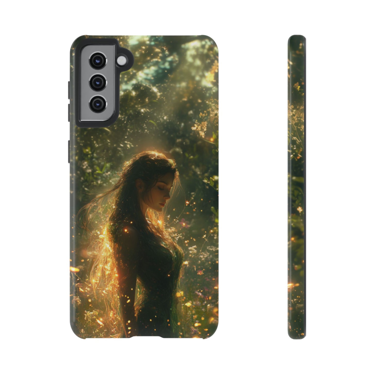 Forest Goddess Golden Light Meadow - Tough Samsung Galaxy Case