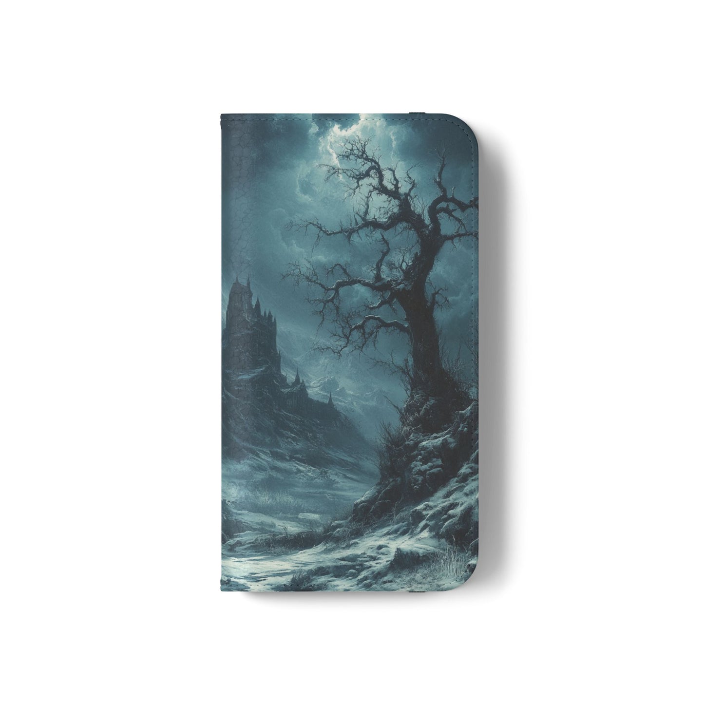 Stormy Castle - Wallet Flip Case