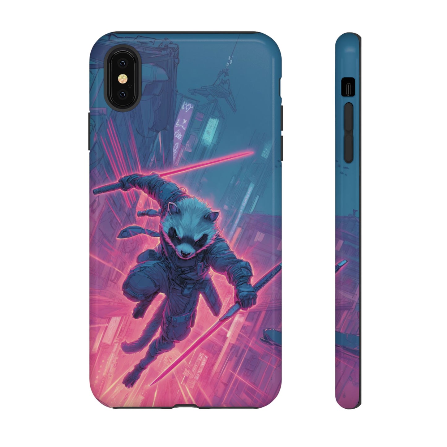 Cyberpunk Ferret - Tough iPhone Case