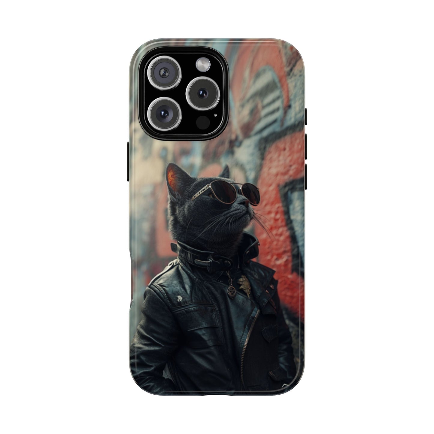 Punk Rock Cat Phone Case – iPhone, Google Pixel, Samsung Galaxy