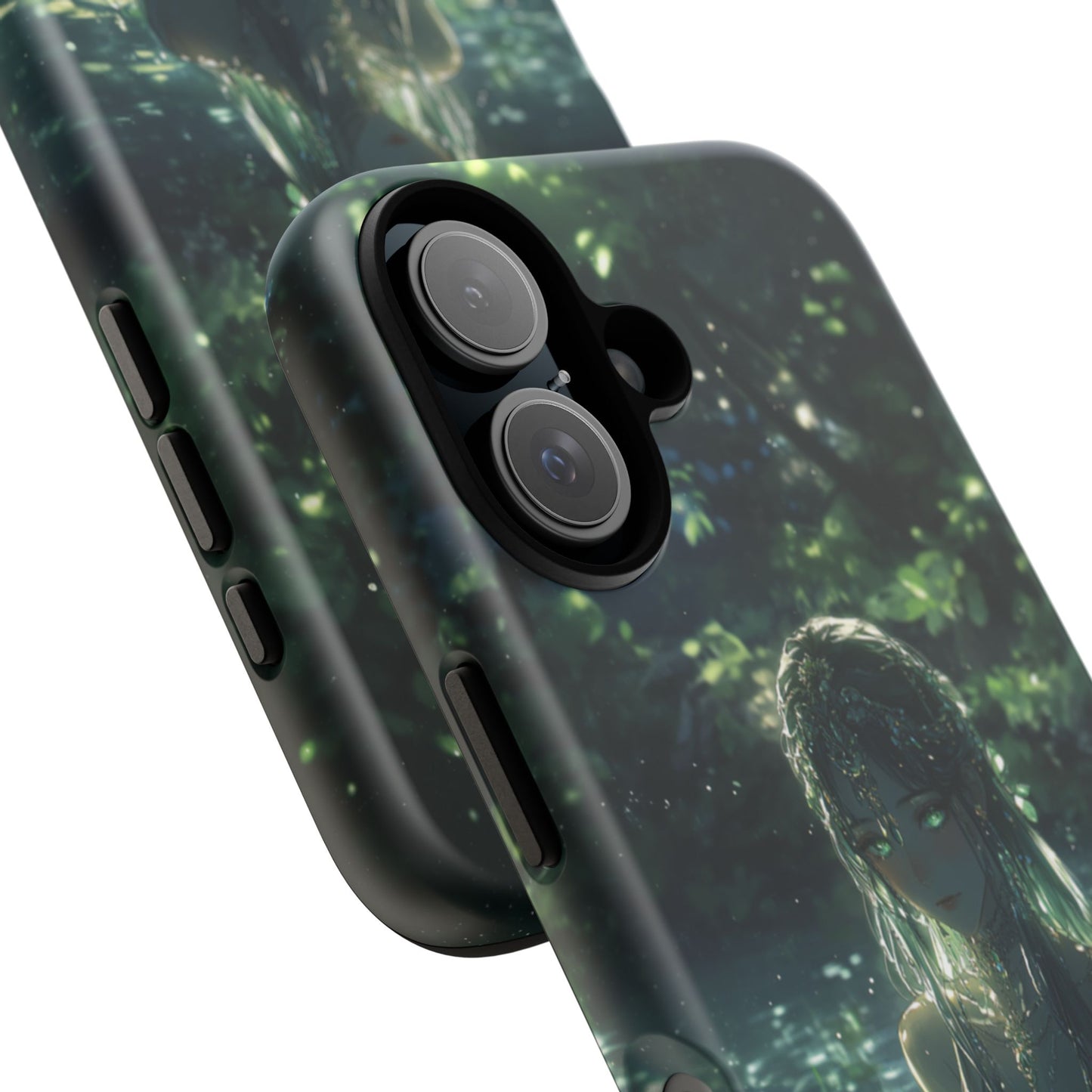 Forest Water Nymph Green Eyes Pond - Tough iPhone Case