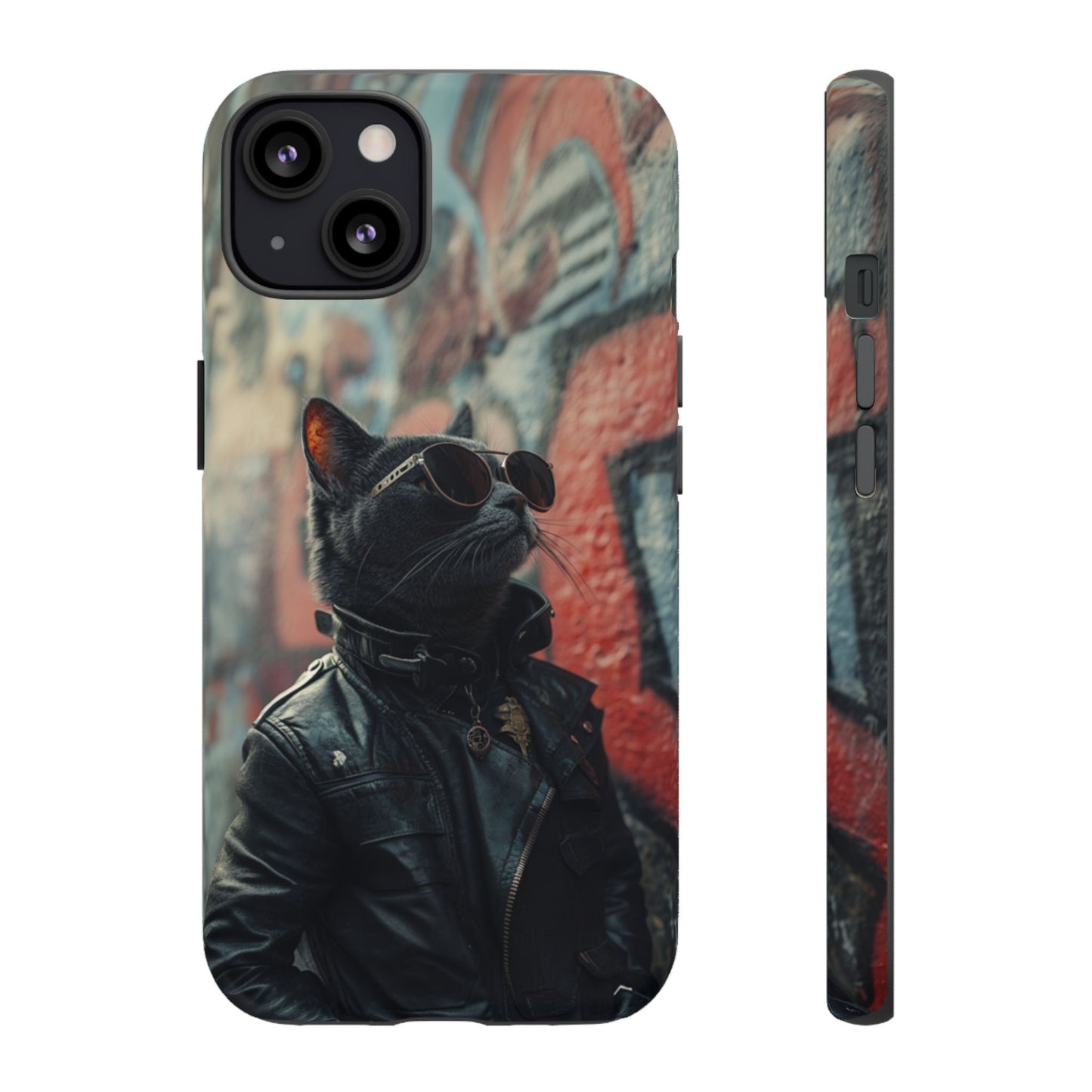 Punk Rock Cat Phone Case – iPhone, Google Pixel, Samsung Galaxy