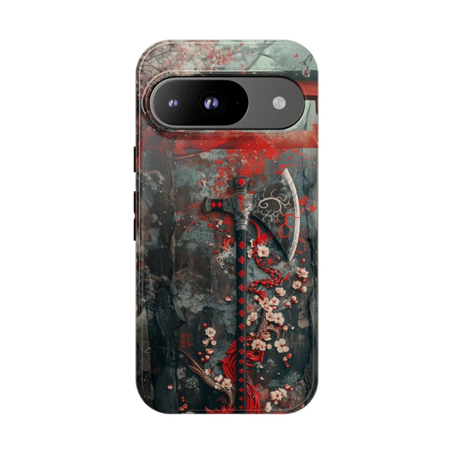 Sakura Warrior Axe - Tough Google Pixel Case