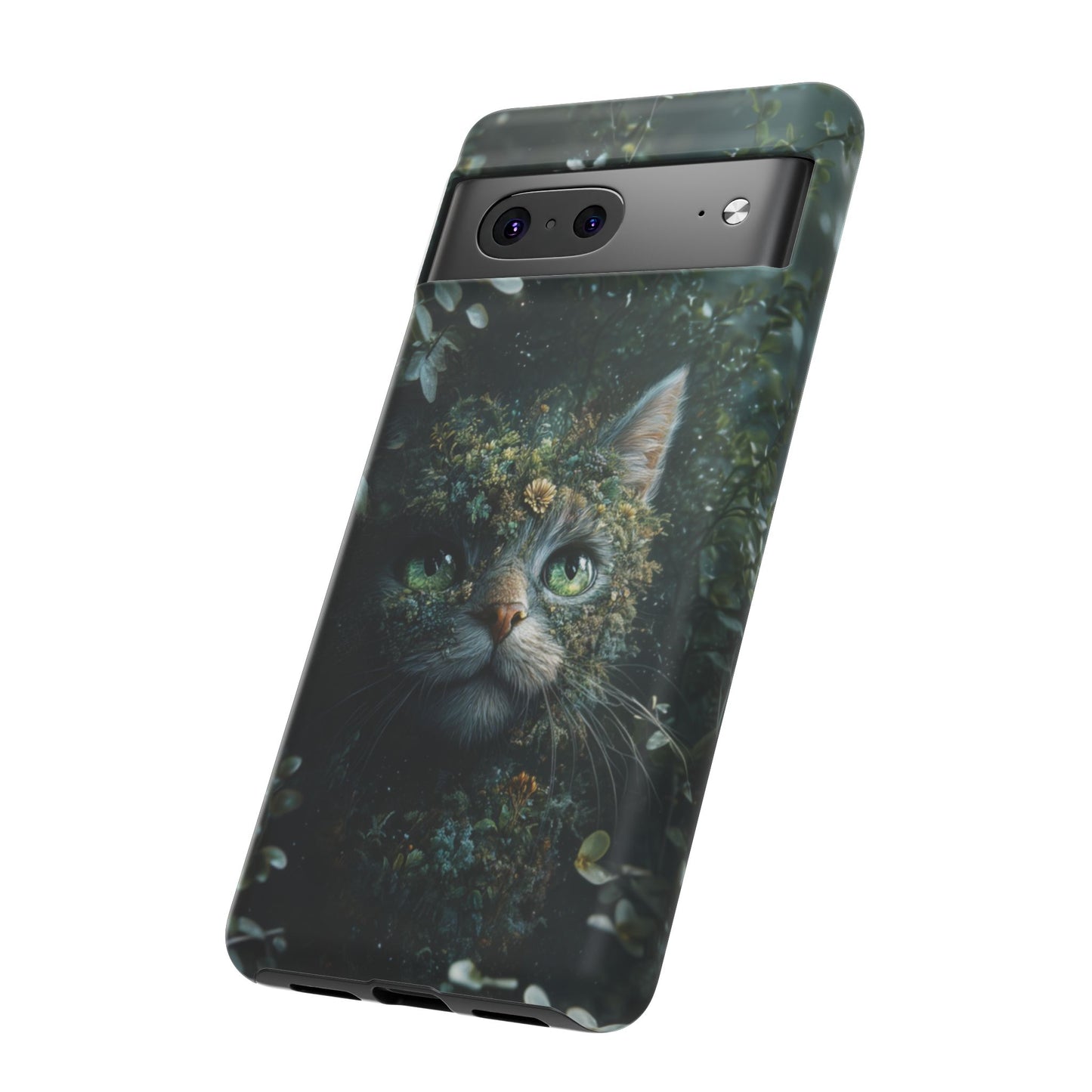 Forest Fantasy Cat Phone Case – iPhone, Google Pixel, Samsung Galaxy