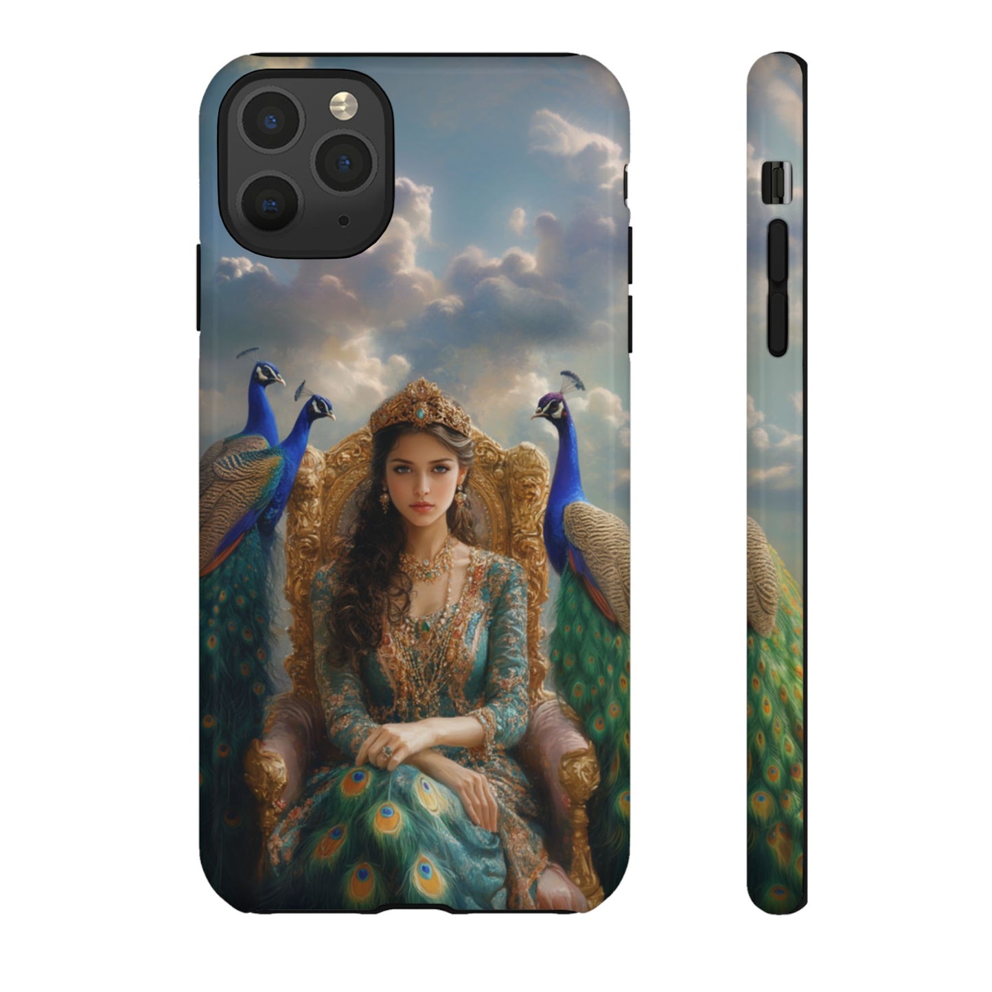 Hera Peacock Empress Golden Throne - Tough iPhone Case