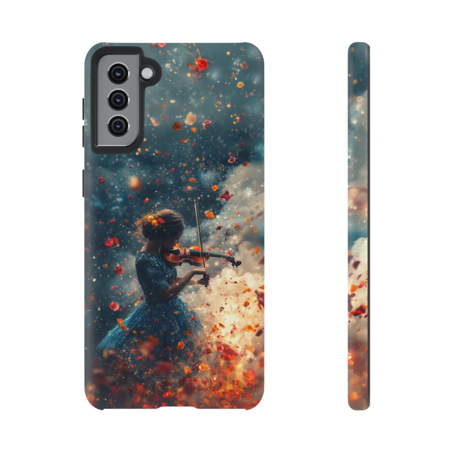 Petal Breeze Violinist Phone Case - iPhone, Google Pixel, Samsung Galaxy