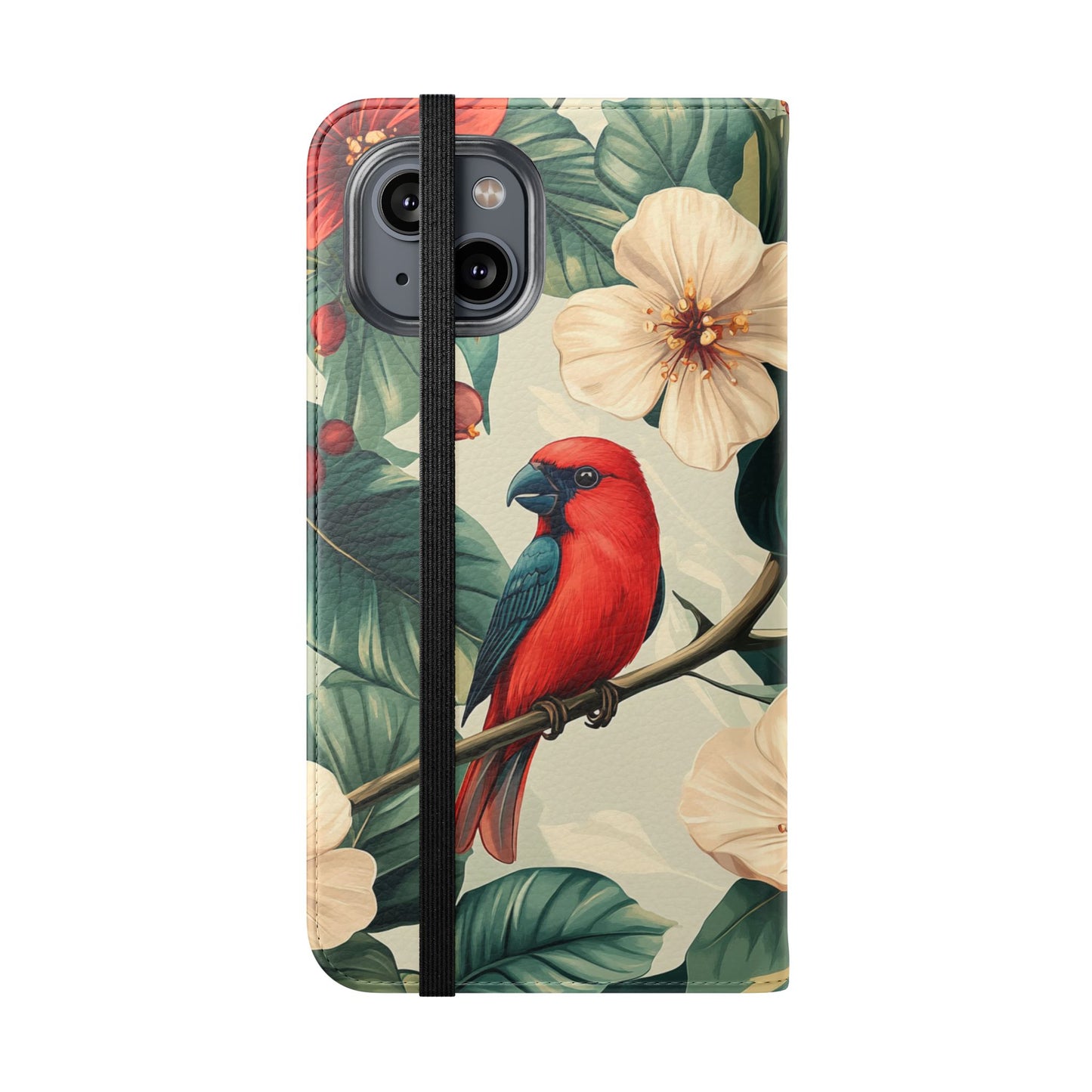 Scarlet Songbird - Wallet Flip Case