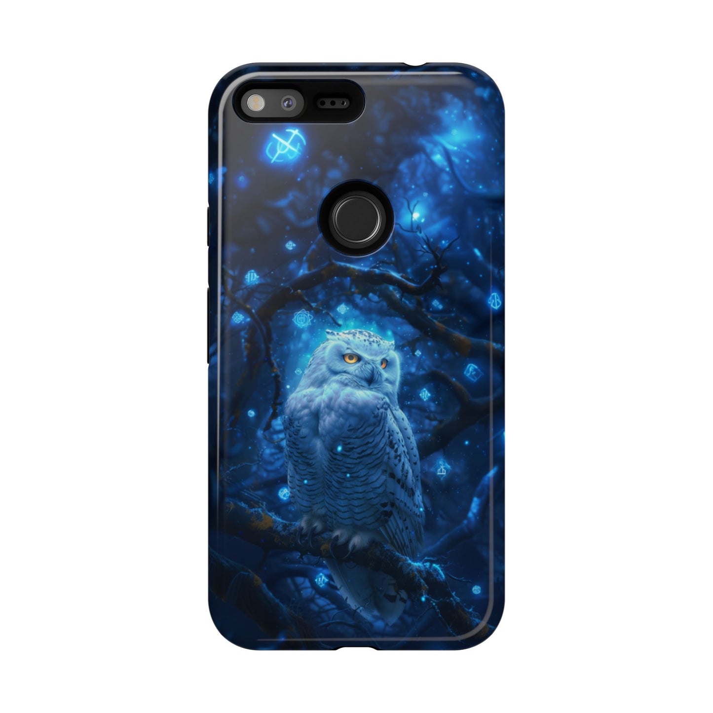 Luminous Rune Owl – Tough Google Pixel Case