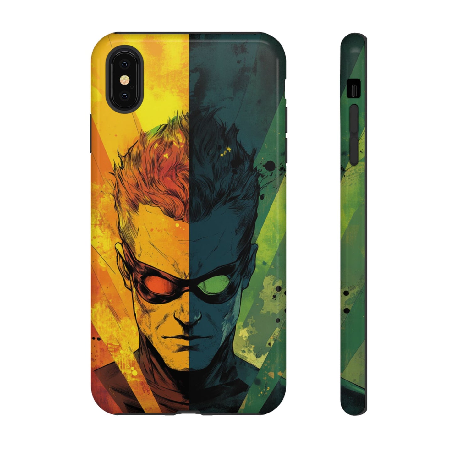 Split Spectrum Hero – Tough iPhone Case