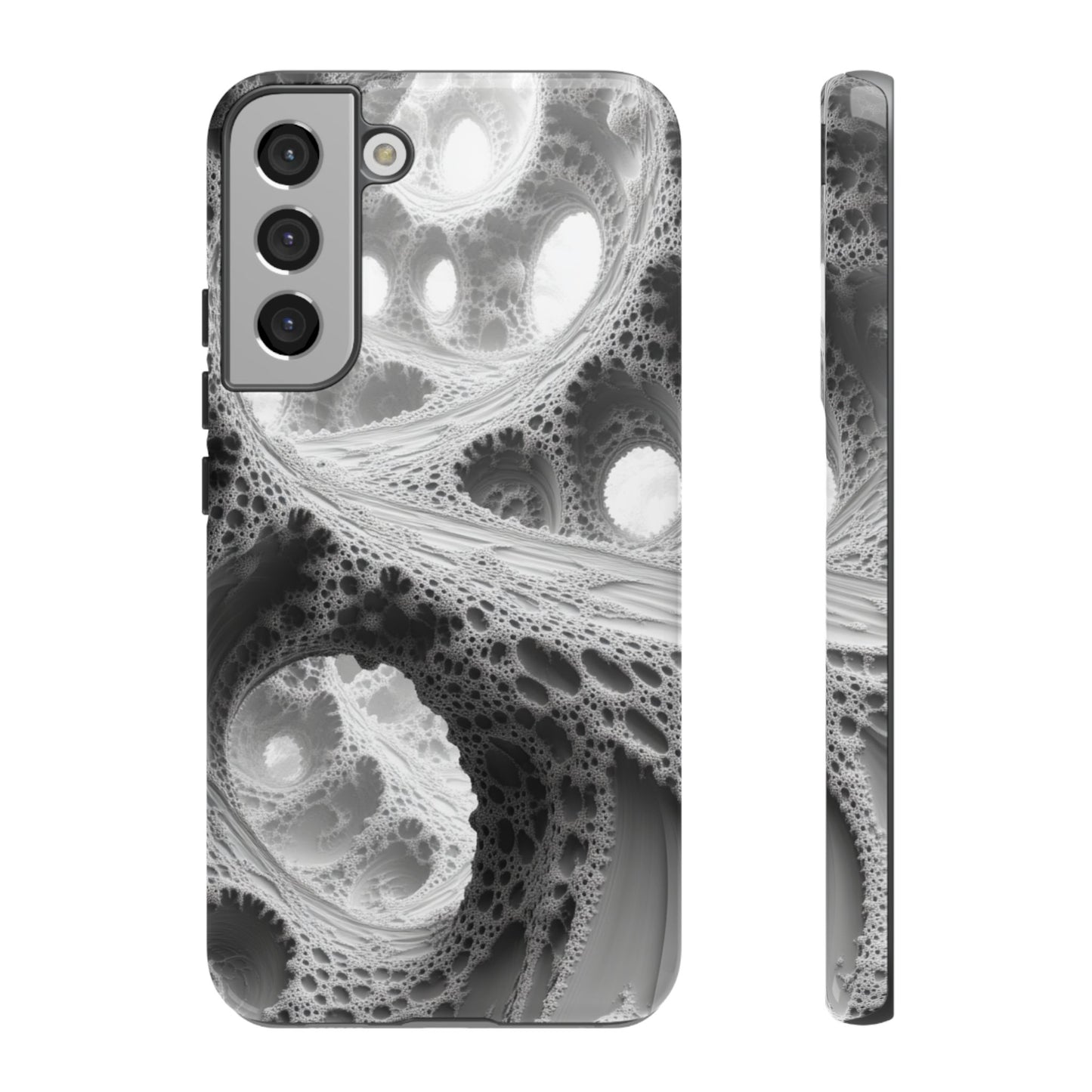 Monochrome Fractal – Tough Samsung Galaxy Case