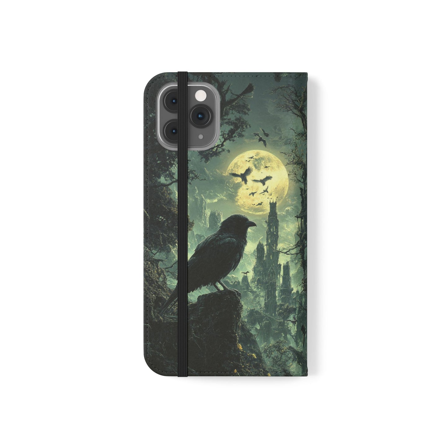 Raven Moon - Wallet Flip Case