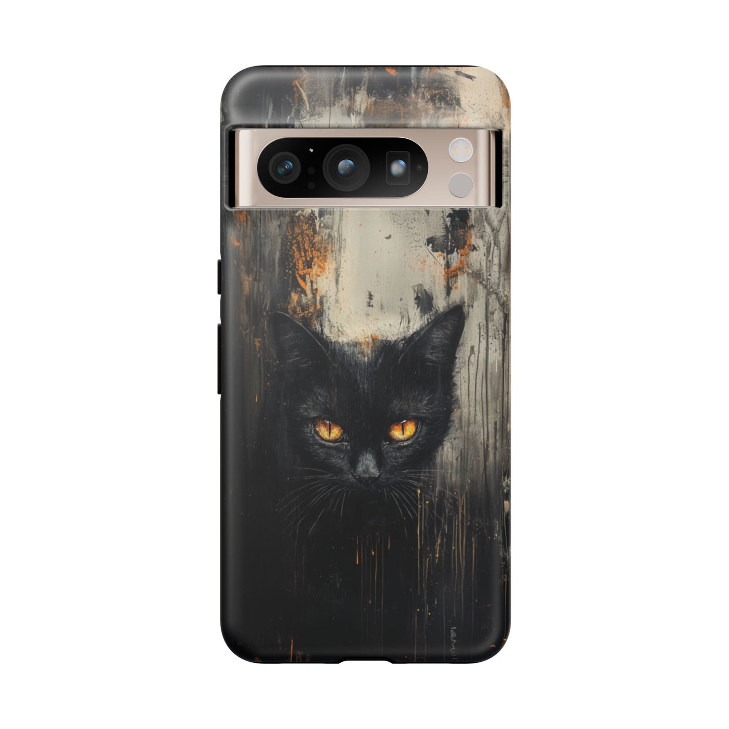 Enigmatic Black Cat Phone Case - iPhone, Google Pixel, Samsung Galaxy