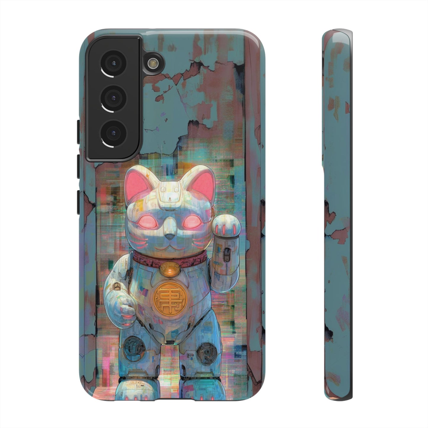Cyber Lucky Cat - Tough Samsung Galaxy Case