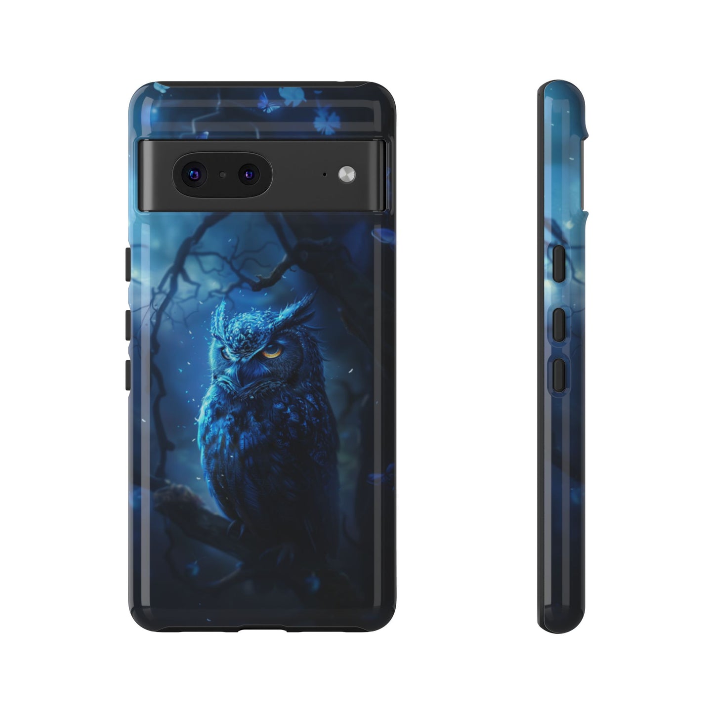 Azure Nocturne Owl – Tough Google Pixel Case