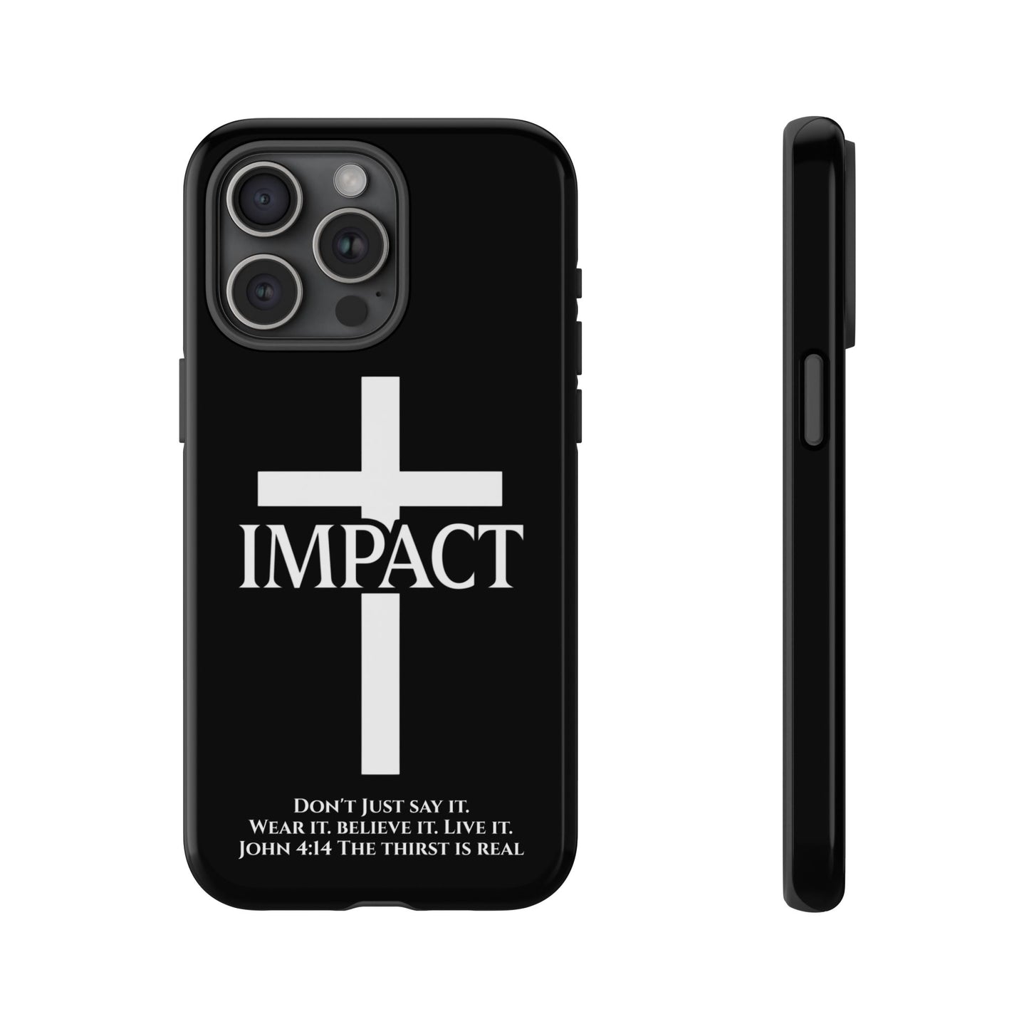 Impact Black/White - Tough iPhone Case