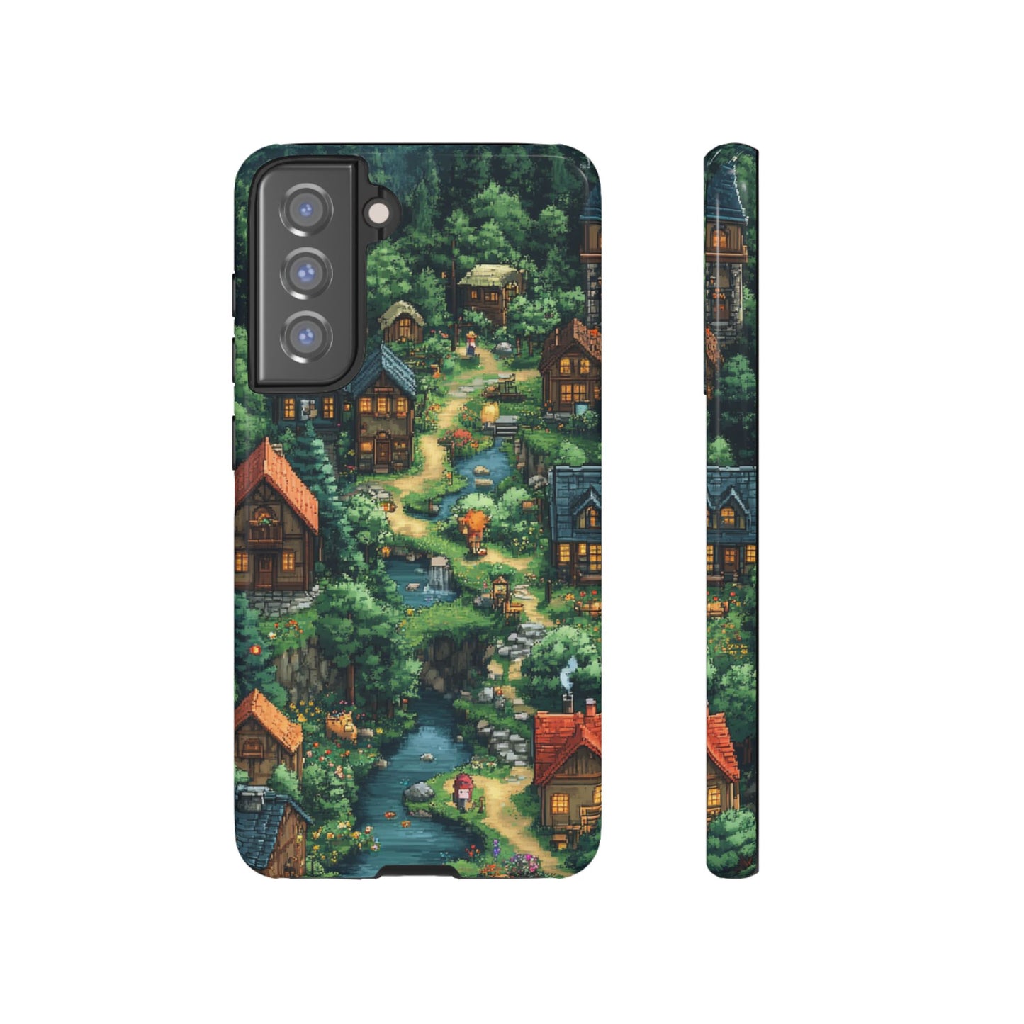 Pixel Forest Hamlet - Tough Samsung Galaxy Case