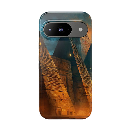 Ancient Egyptian Pyramids Sunset - Tough Google Pixel Case