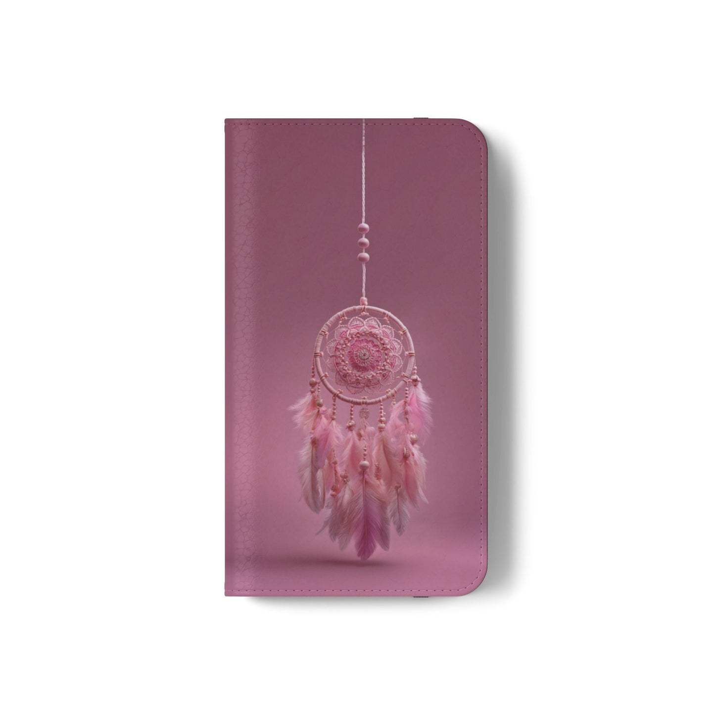 Pink Lace Dreamcatcher - Wallet Flip Case