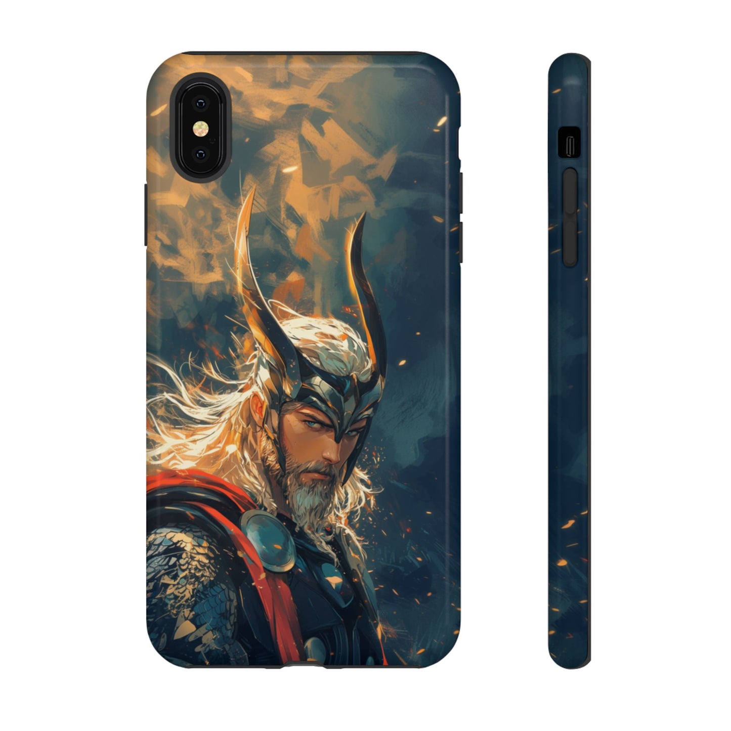 Storm-Bringer: Epic Thor Anime-Style Phone Case - iPhone, Google Pixel, Samsung