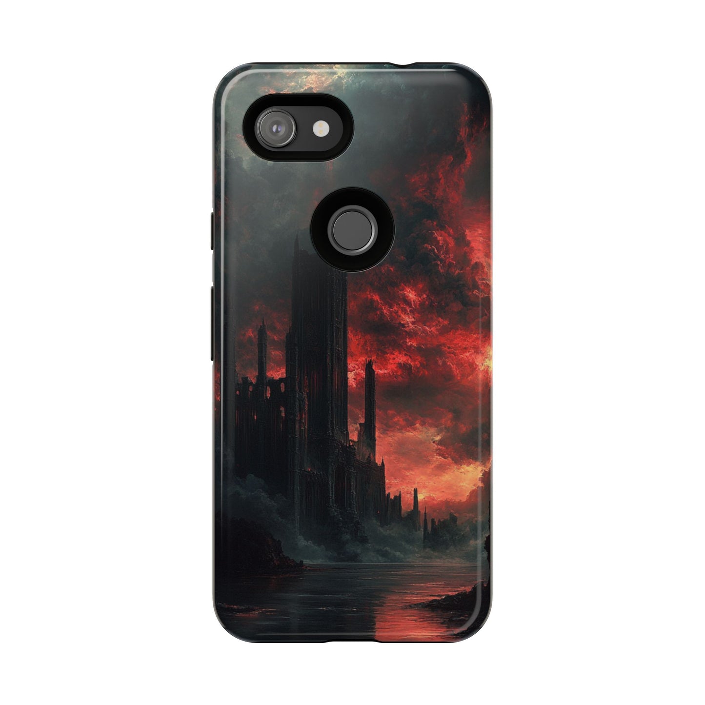 Crimson Dread Citadel – Tough Google Pixel Case