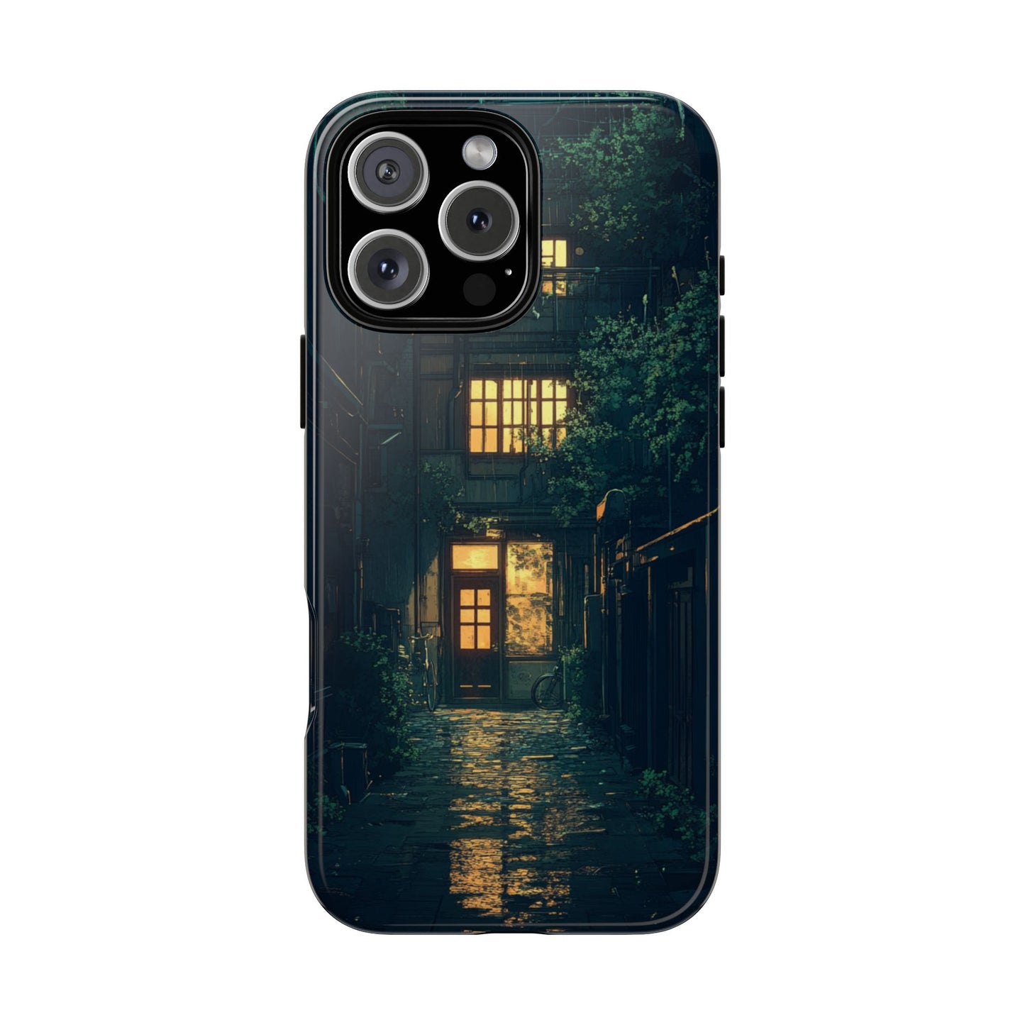 Rainy Alley - Tough iPhone Case